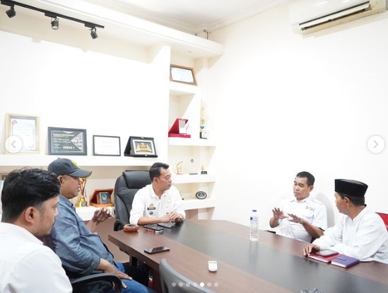 Camat Biringkanaya Terima Kunjungan Ketua Panwascam