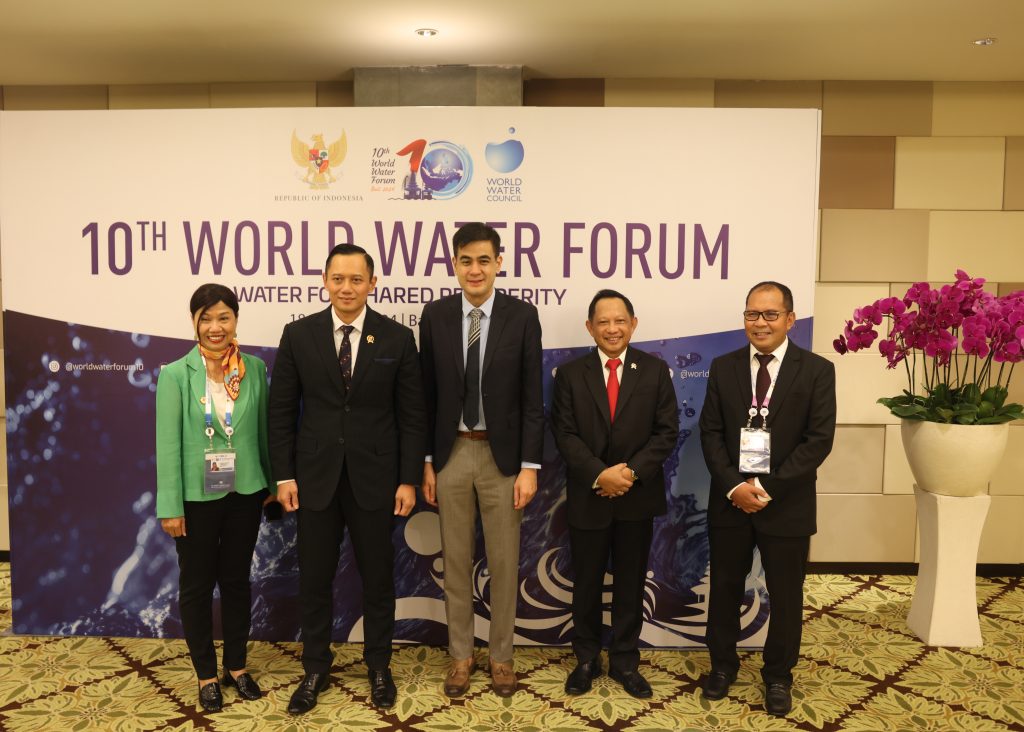 Danny Pomanto Diskusi Bersama Tito Karnavian dan AHY tentang Kebijakan Pemda Terhadap Air di 10th WWF 2024