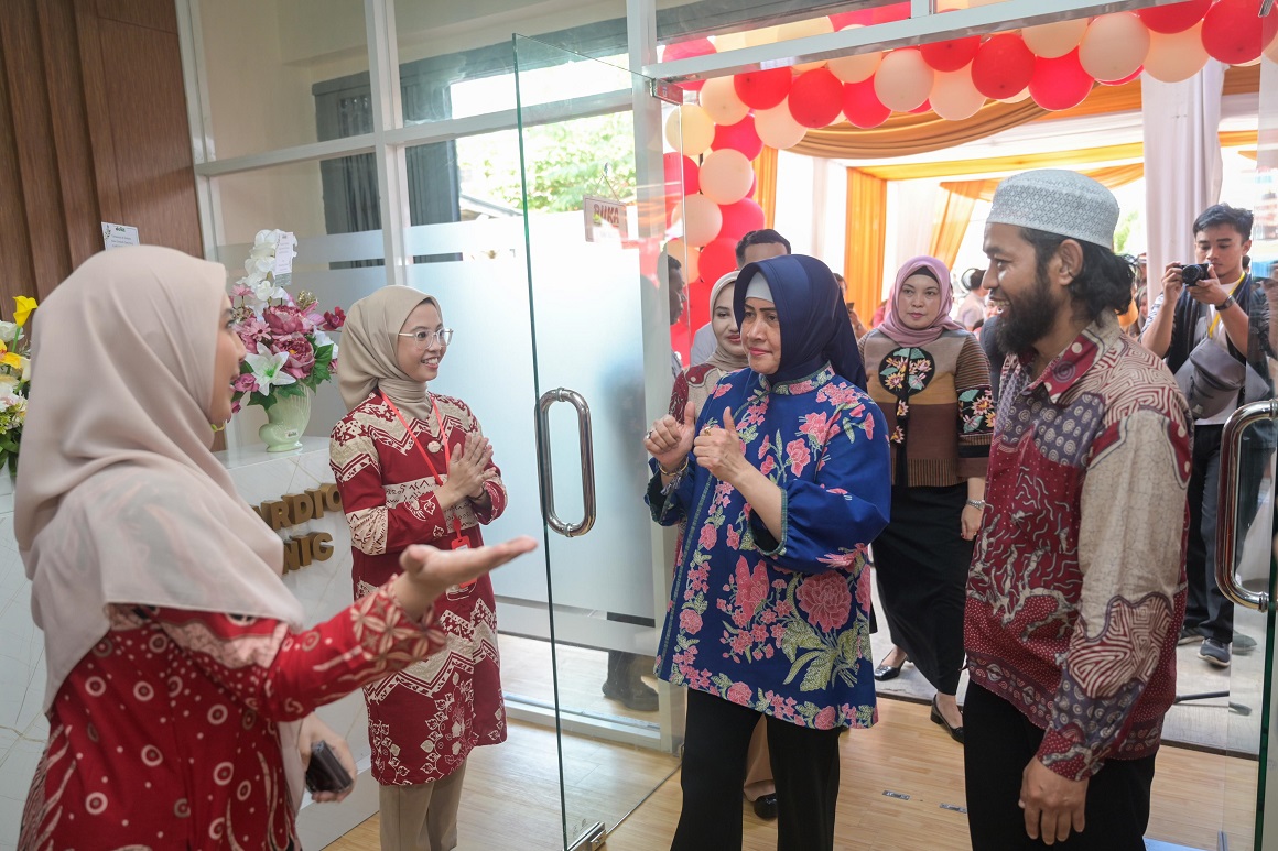 Indira Yusuf Ismail Resmikan Klinik Cardion, Klinik Jantung dan Otak Pertama di Makassar