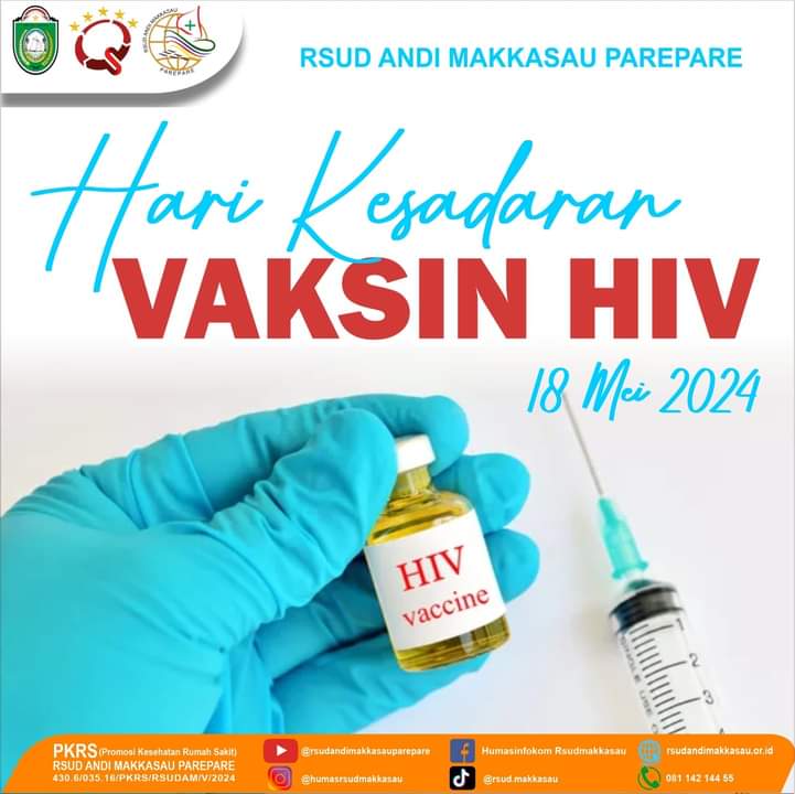 Hari Vaksin AIDS Sedunia, RSUD Andi Makkasau Serukan Lindungi yang Belum Terinfeksi
