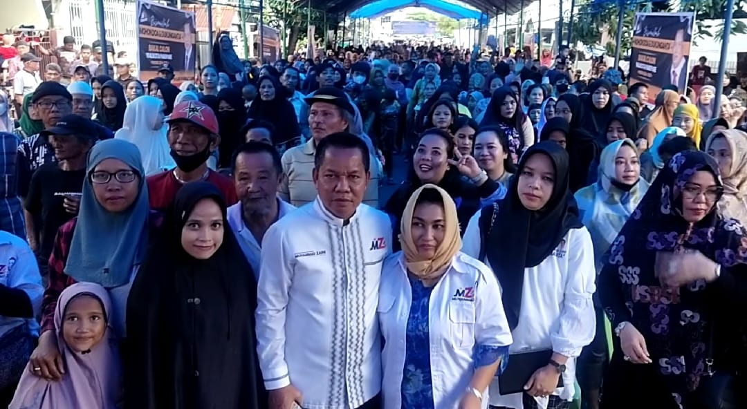 Perkenalkan Diri Anak Ujung Bulu, MZ Banjir Dukungan Maju Calon Wali Kota Parepare 