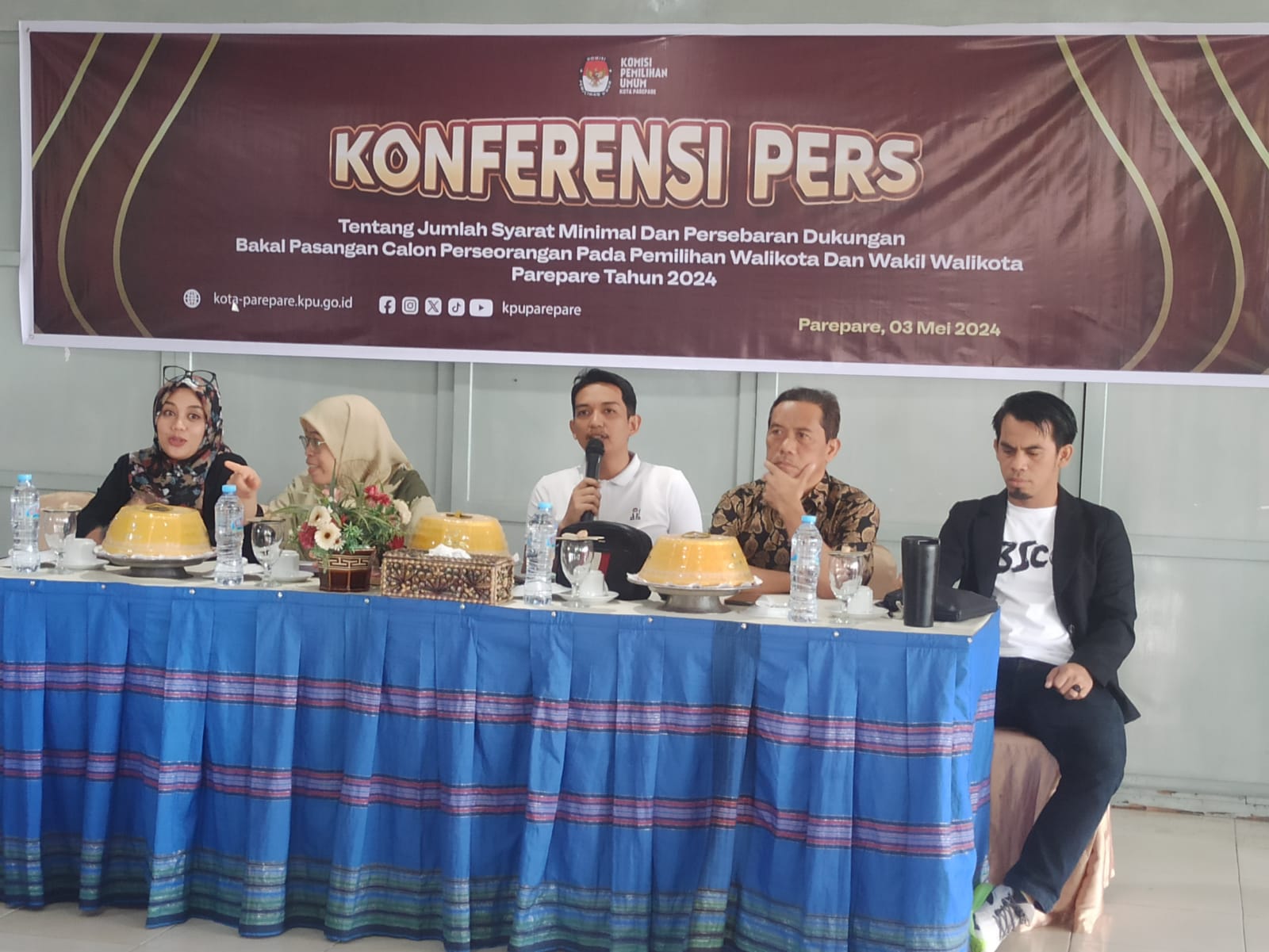 KPU Parepare Tetapkan Calon Perseorangan Harus Dapat 10.966 Dukungan Tersebar di 3 Kecamatan, ASN, TNI-Polri Dilarang Beri Dukungan 