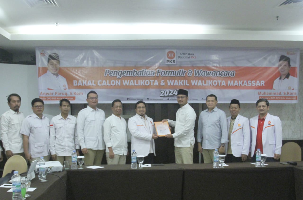 Serius Bertarung di Pilwalkot Makassar, Andi Seto Kembalikan Formulir di PKS dan PKB