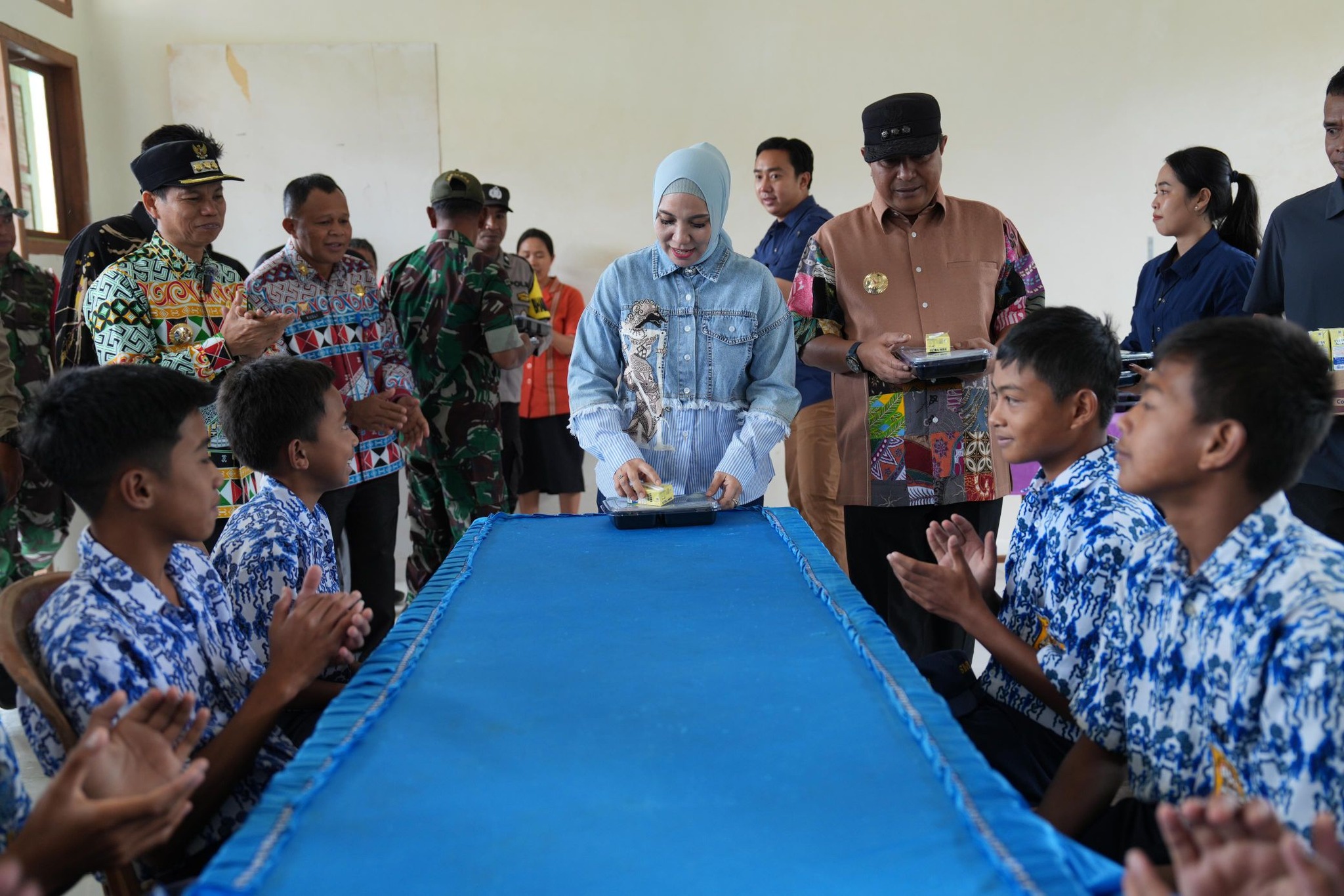 Sasar Pelosok Mamasa, Pemprov Sulbar Uji Coba Makan Bergizi Seimbang Gratis di SMP 1 Nosu