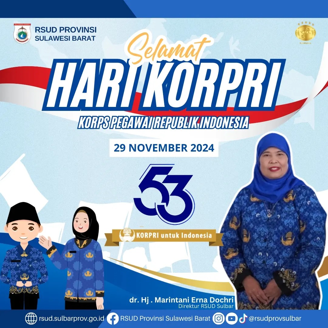 RSUD Sulbar Ucapkan Selamat HUT Korpri ke-53 Tahun 2024