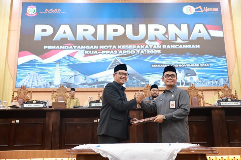 DPRD Bersama Pemkot Makassar Sepakati KUA-PPAS APBD Tahun 2025