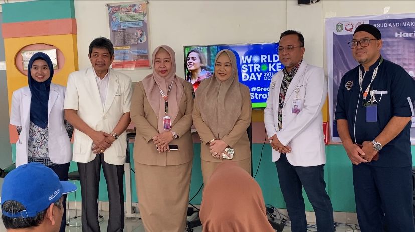 Hari Stroke Sedunia, RSUD Andi Makkasau Edukasi Masyarakat Cegah Dini Penyakit Stroke