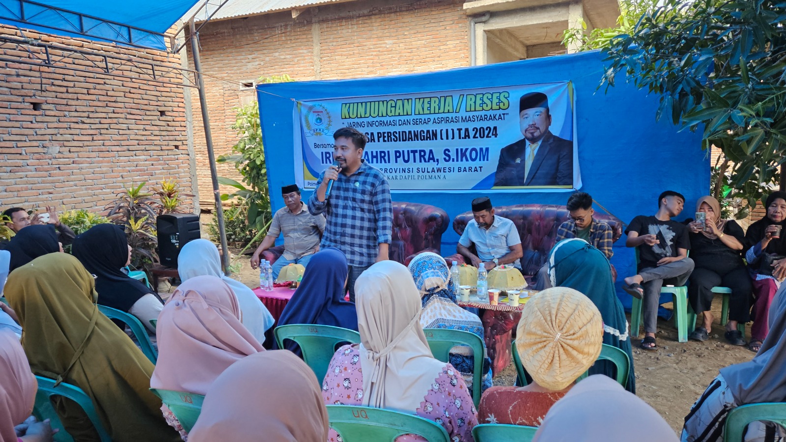 Legislator Irfan Pahri Reses pada Tiga Titik di Kecamatan Tapango Polman