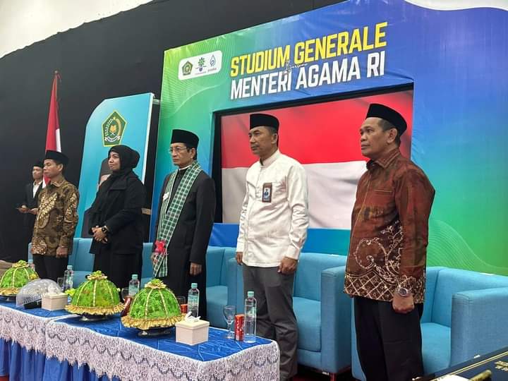 Kadis Dikbud Dampingi Menteri Agama Beri Kuliah Umum di STAIN Majene