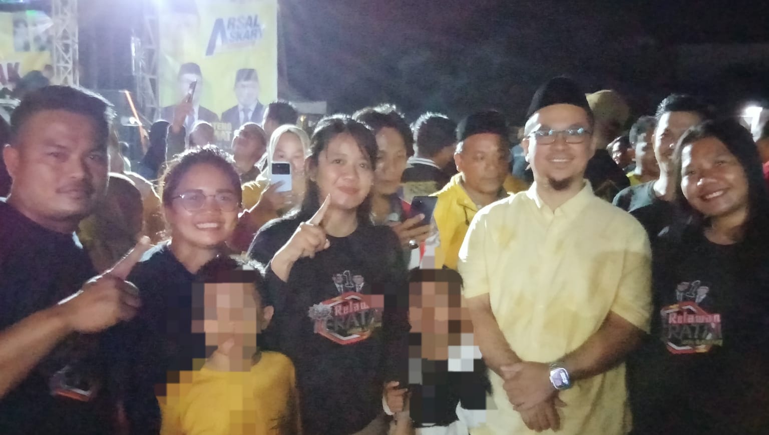 Arsal-Askary Kampanye di Desa Paraili dan Tobadak 1, Dikawal Relawan Teratai