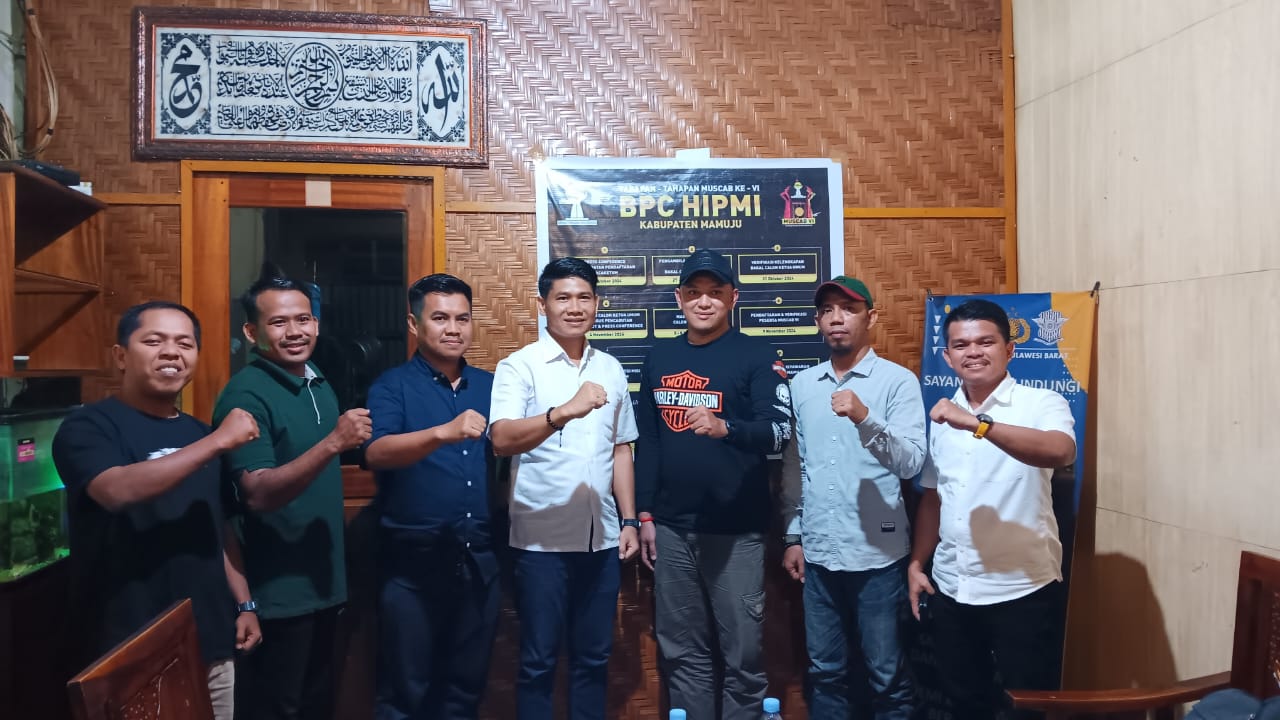 Panitia Muscab Hipmi Mamuju Resmi Tetapkan Calon Ketua Umum