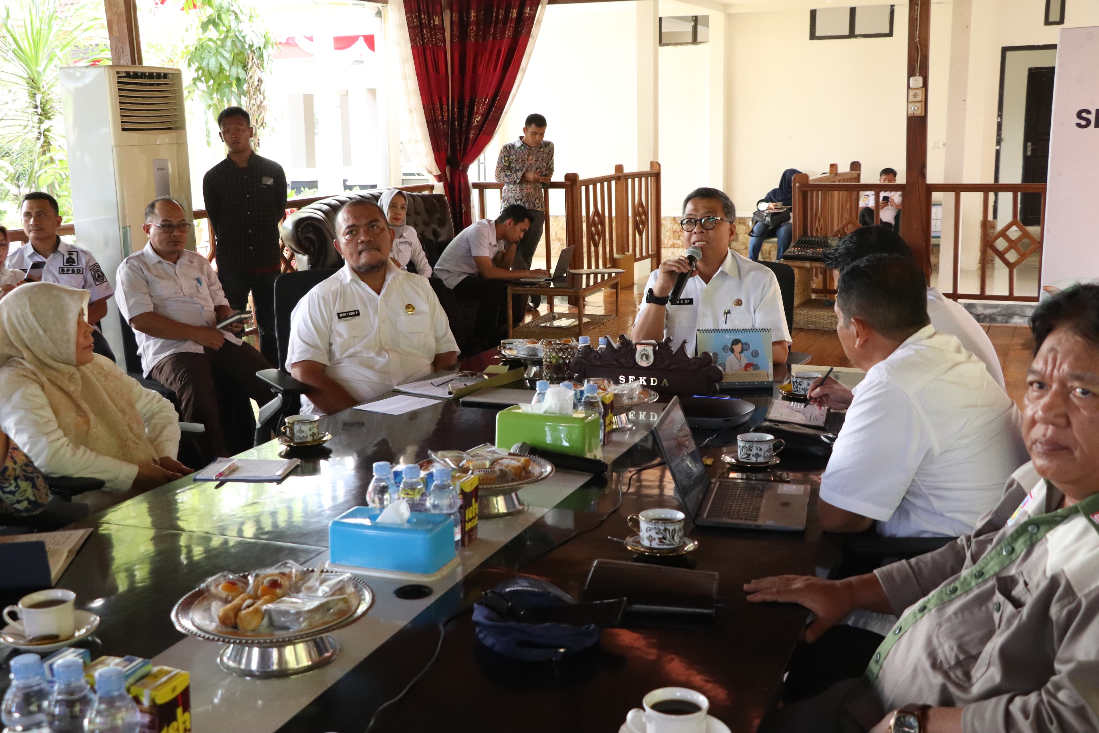 Hadapi Isu Megathrust dan Hidrometereologi, Sekprov Sulbar Pimpin Rapat Kesiapsiagaan dan Mitigasi