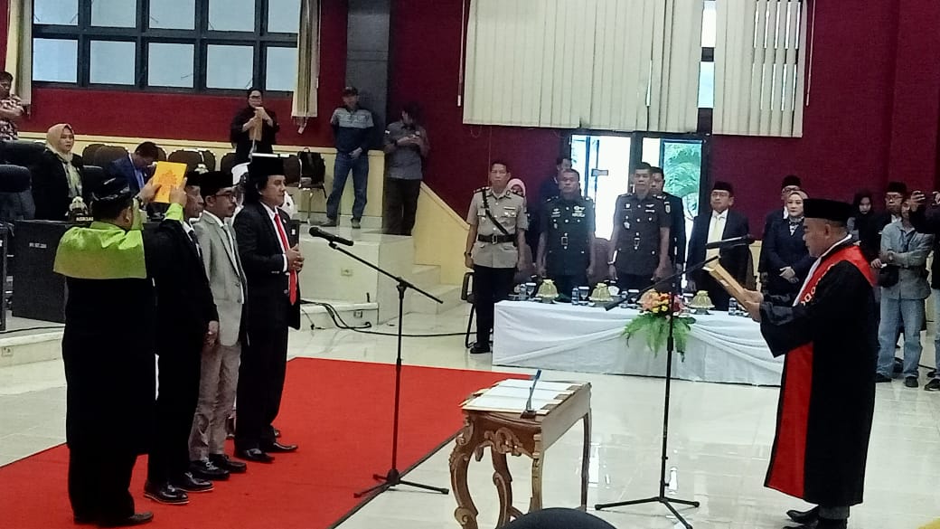 3 Pimpinan DPRD Pasangkayu Dilantik, Irfandi Yaumil Resmi Jabat Ketua