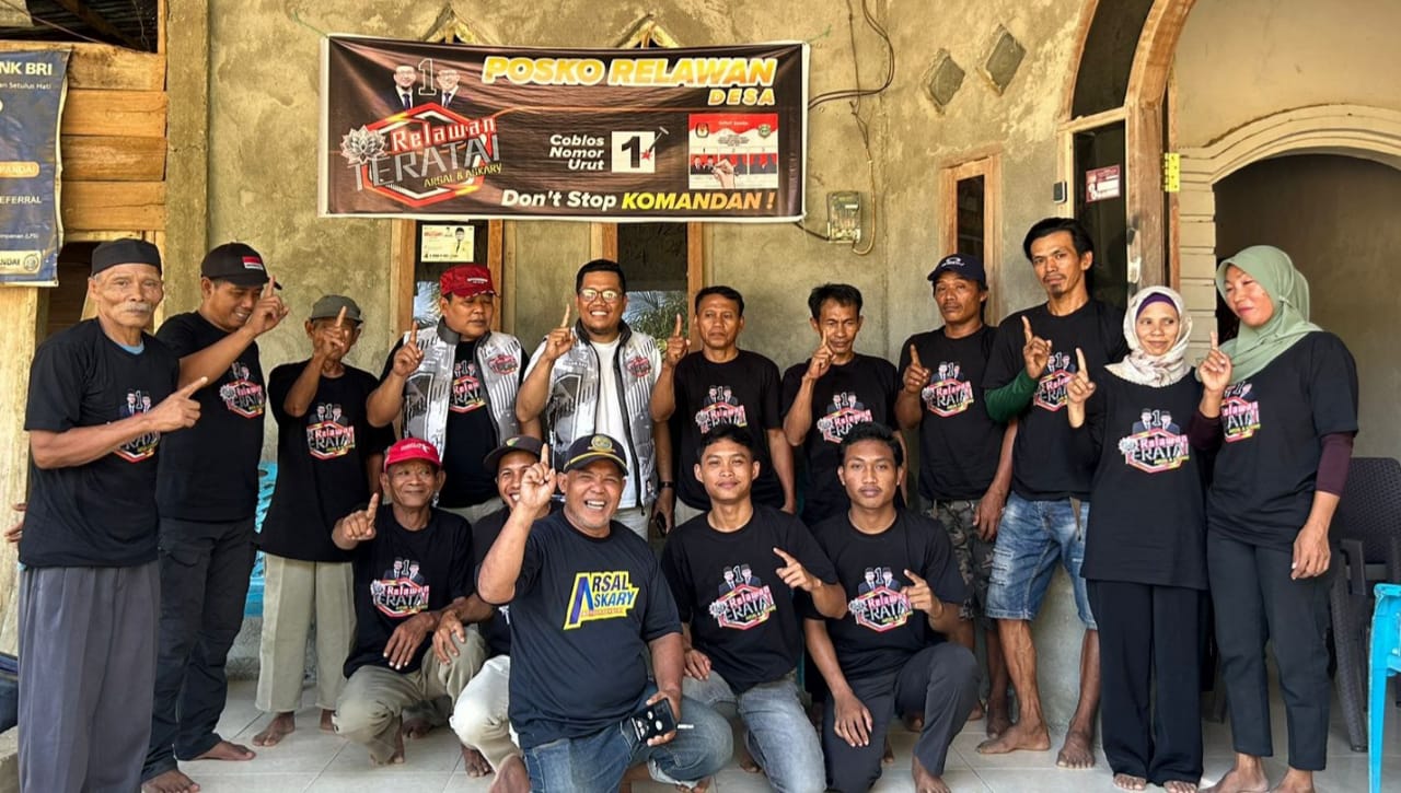 Tim TPS Rampung, Relawan Teratai Siap Kawal Kemenangan Arsal-Askary di Pilkada Mateng
