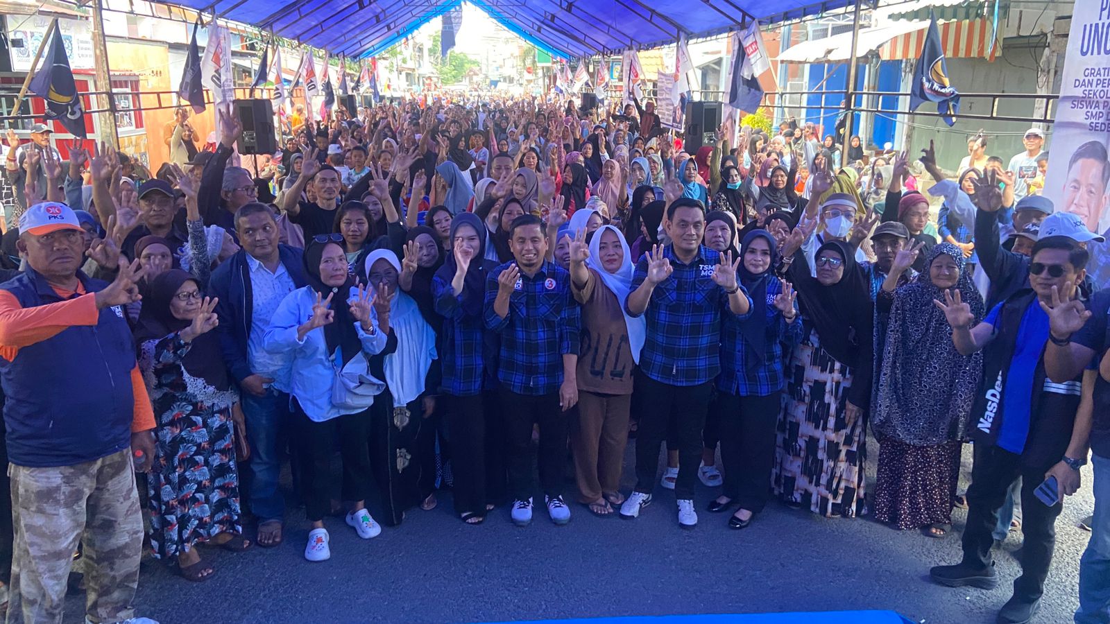 Ribuan Warga Lakessi Antusias Dukung Tasming-Hermanto, Yakin Program untuk Kesejahteraan dan Pembangunan Dirasakan Masyarakat 