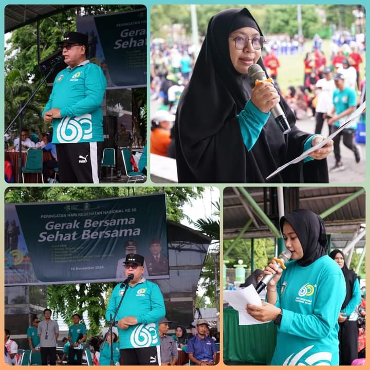 RSUD Andi Makkasau Partisipasi Sukseskan Puncak Hari Kesehatan Nasional ke-60 di Lapangan Andi Makkasau