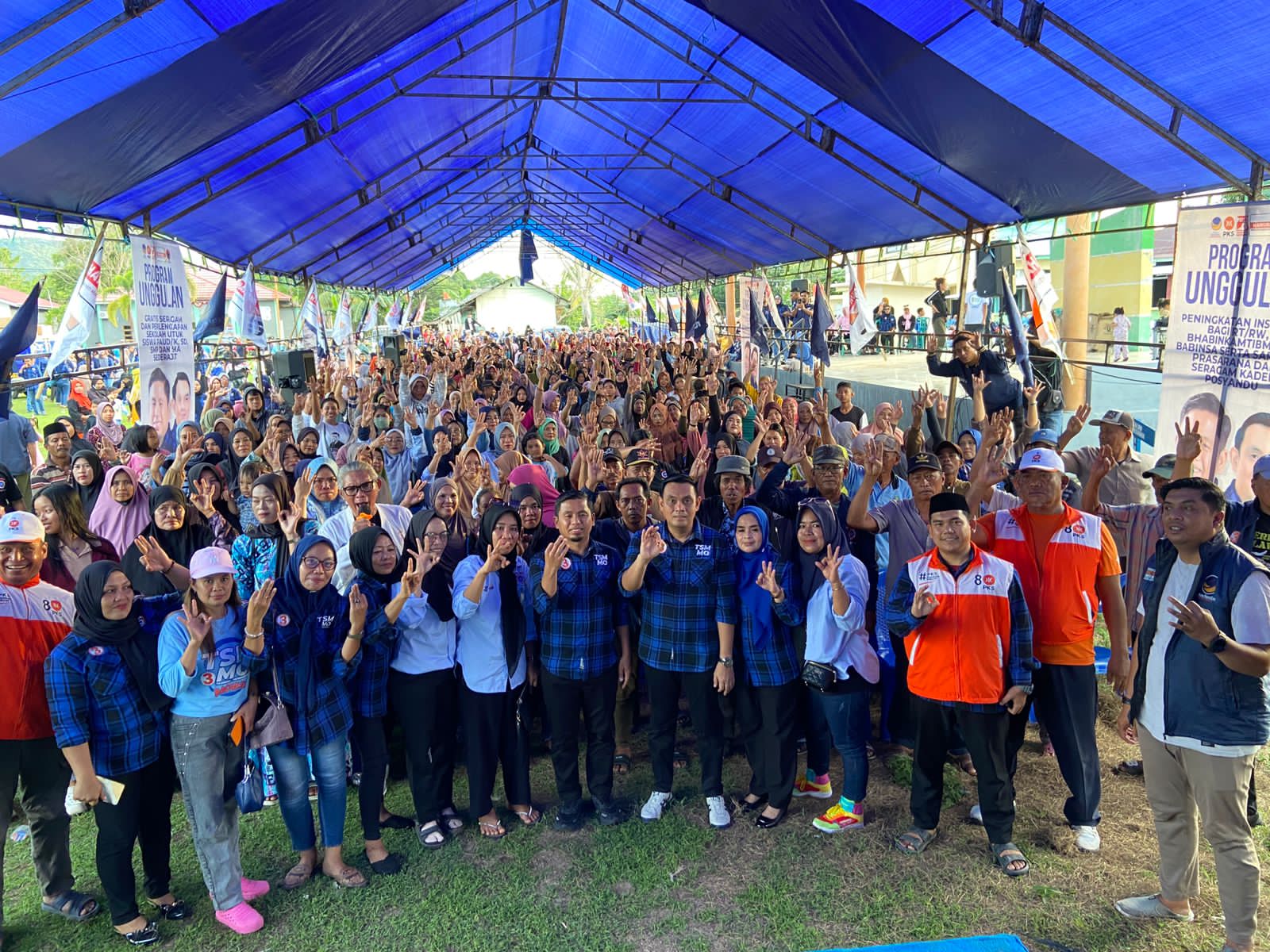 Dukungan Warga Lemoe Semakin Solid untuk Tasming-Hermanto, Yakin Program Unggulan TSM-MO Relevan Kebutuhan Masyarakat