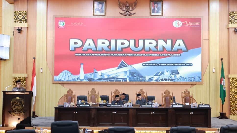 DPRD Makassar Gelar Rapat Paripurna Penjelasan Wali Kota Terhadap Ranperda APBD 2025