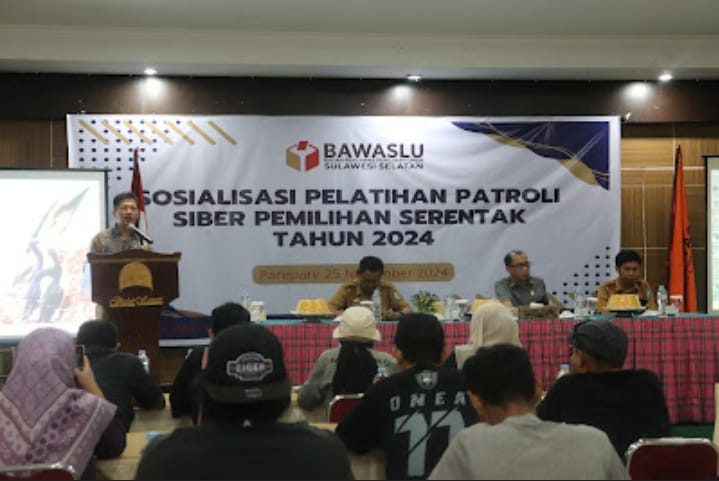Pelatihan Patroli Siber, Bawaslu Sulsel Tegaskan Peran Media Penting Pastikan Pilkada Berjalan Baik