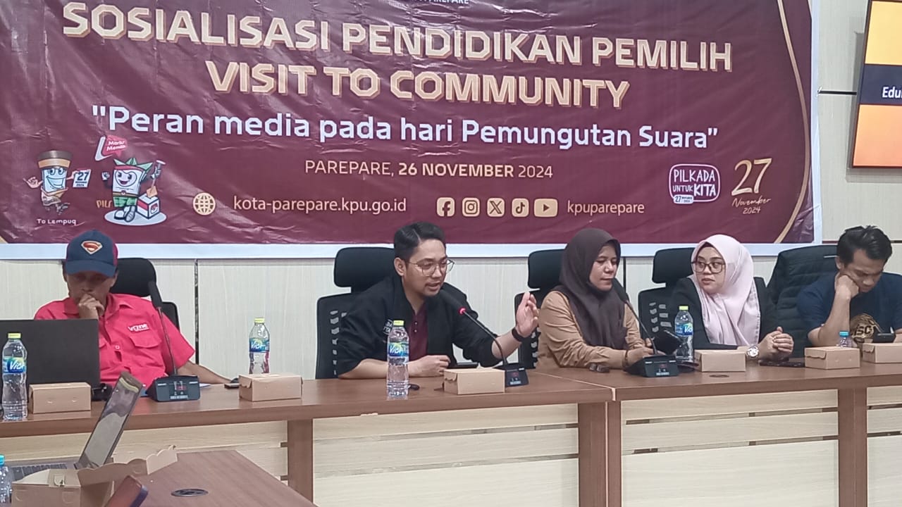 Survei dan Hitung Cepat, CRC dan CPI Terdaftar Resmi di KPU Parepare 