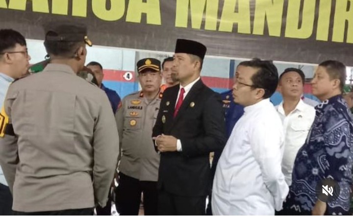 Wakil Ketua DPRD Makassar Bersama Forkopimda Cek Kesiapan Logistik KPU