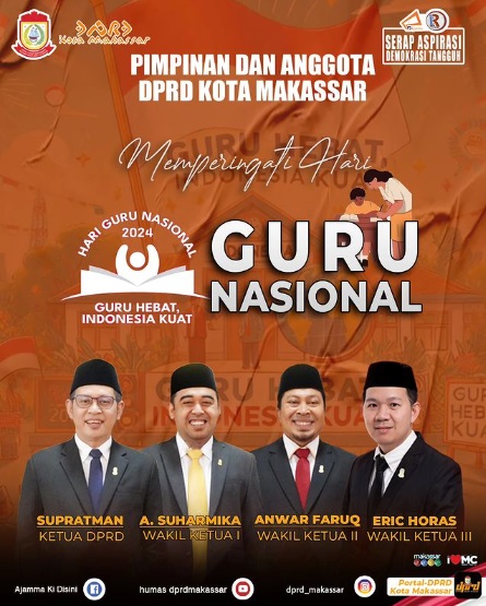 DPRD Makassar Ucapkan Selamat Hari Guru Nasional Tahun 2024