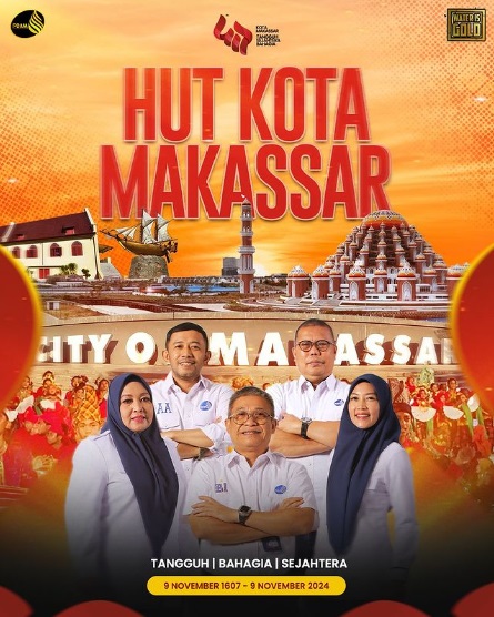 PDAM Makassar Ucapkan Selamat HUT Kota Makassar ke-417