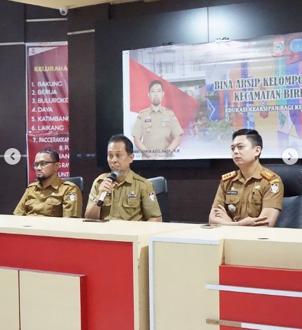 Sekcam Biringkanaya Buka Kegiatan Bina Arsip Kelompok Masyarakat