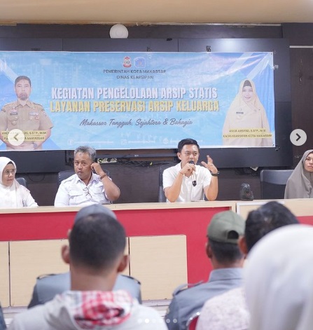 Sekcam Biringkanaya Buka Sosialisasi Pengelolaan Arsip Statis 