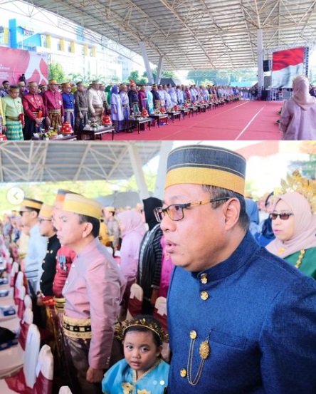 Sekretaris DPRD Makassar Turut Hadiri Peringatan Hari Jadi Makassar ke-417 di Lapangan Karebosi