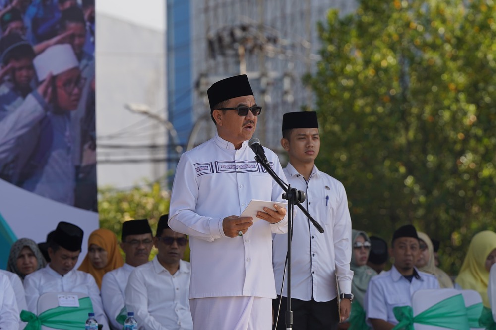 Jadi Pembina Apel Hari Santri, Jufri Rahman: Momentum Memperkuat Komitmen Merengkuh Masa Depan