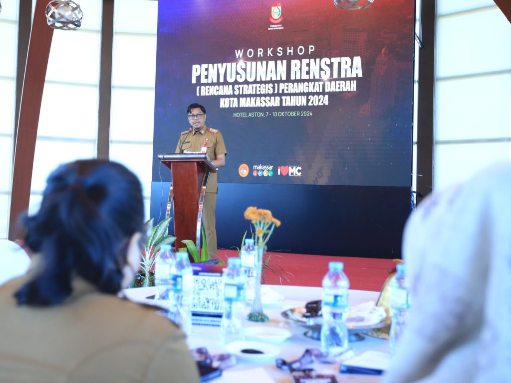 Buka Workshop Penyusunan Renstra Perangkat Daerah, Pj Sekda Makassar Minta Selaras dengan RPJMD 2025-2029