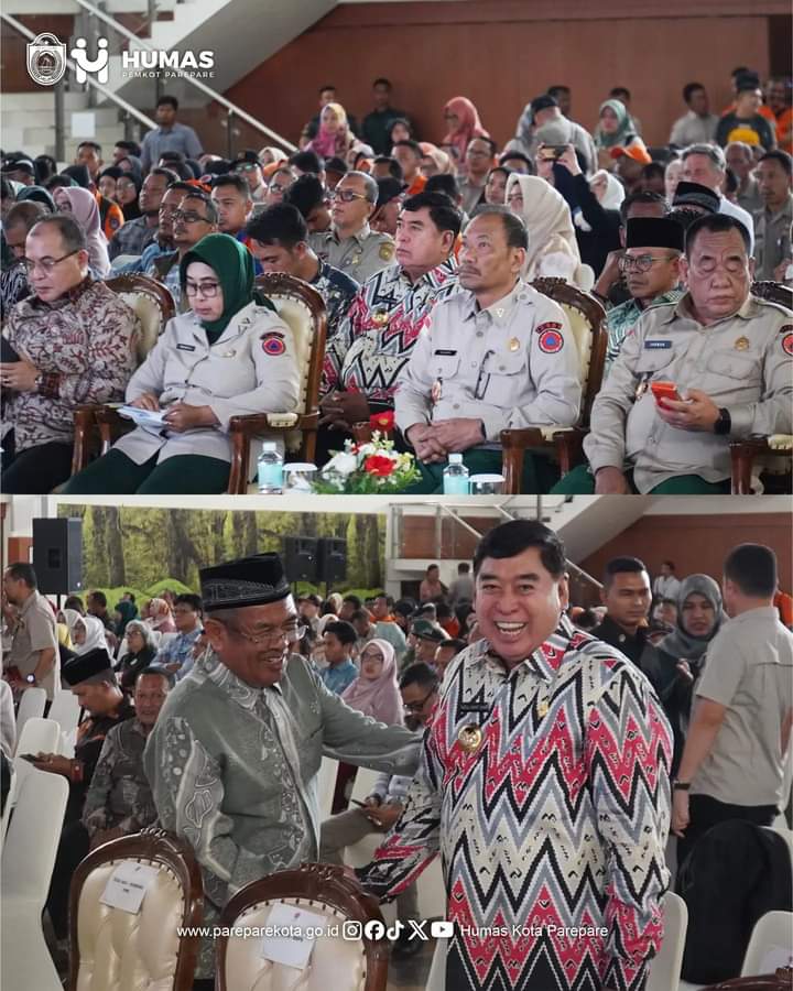 Pj Wali Kota Abdul Hayat Pimpin Jajaran Pemkot Parepare Hadiri Puncak Kegiatan Pengurangan Risiko Bencana di Aceh