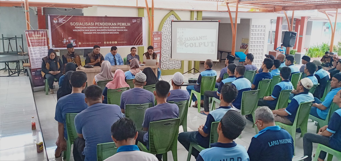 PPK Bacukiki Sasar Lapas Sosialisasikan Pendidikan Pemilih pada Pilkada 