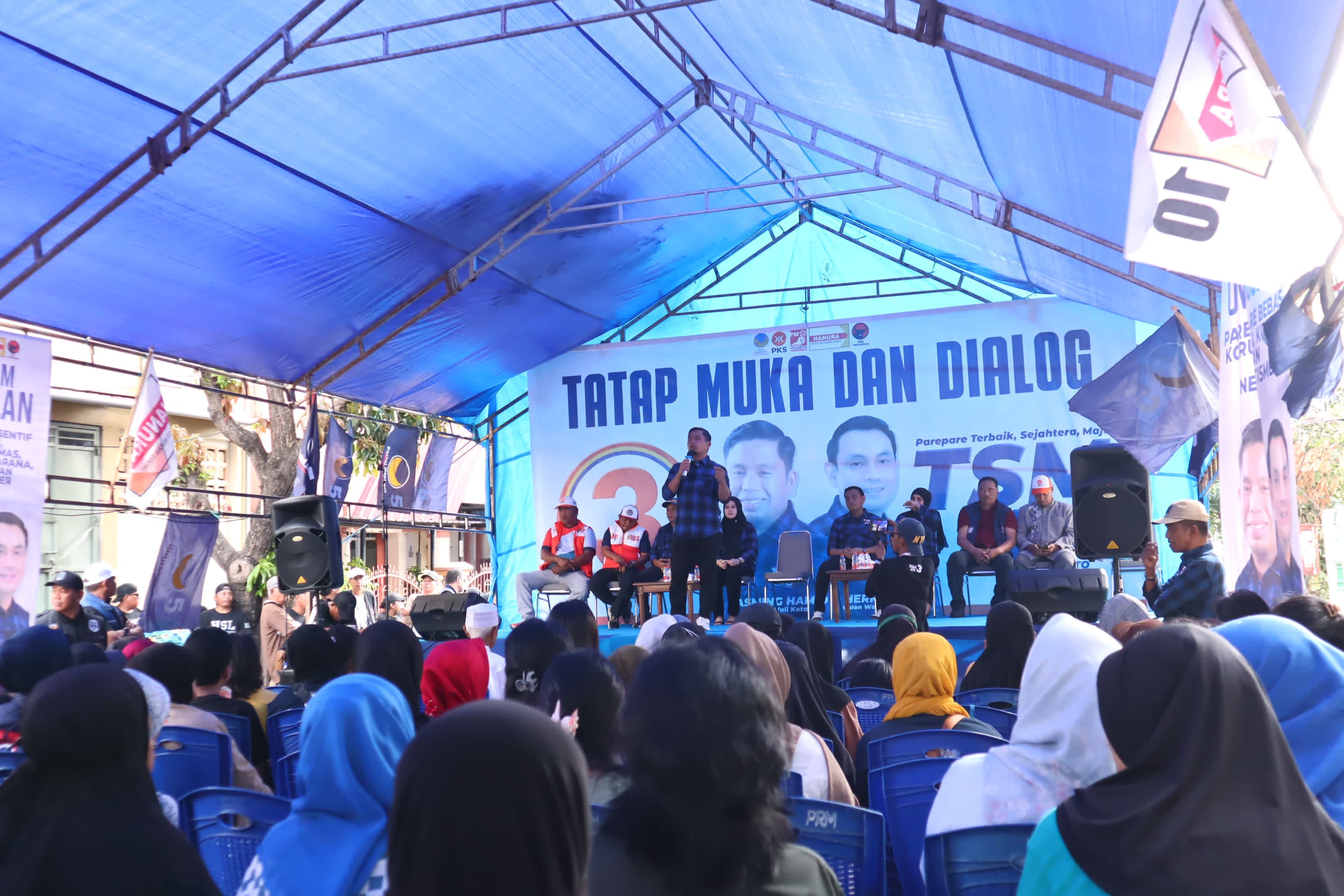 Tatap Muka Bersama Ribuan Warga di Ujung Bulu, TSM-MO Didoakan Jadi Pemimpin Amanah Bawa Parepare Lebih Maju