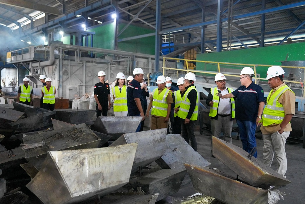 Kunjungi Perusahaan Smelter Timah di Batam, Pj Bahtiar Paparkan Potensi Tambang di Sulbar