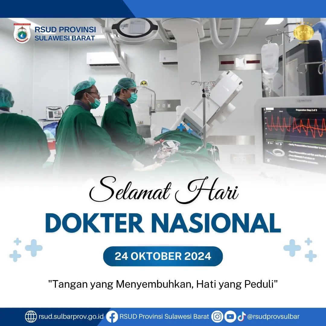 RSUD Sulbar Ucapkan Selamat Hari Dokter Nasional
