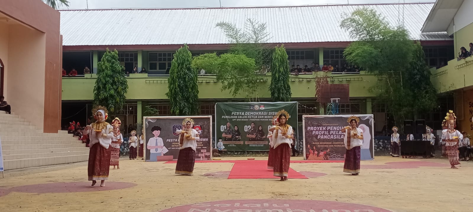 Sukses P5 SMAN 1 Parepare Usung Suara Demokrasi, Kearifan Lokal, Rekayasa dan Teknologi