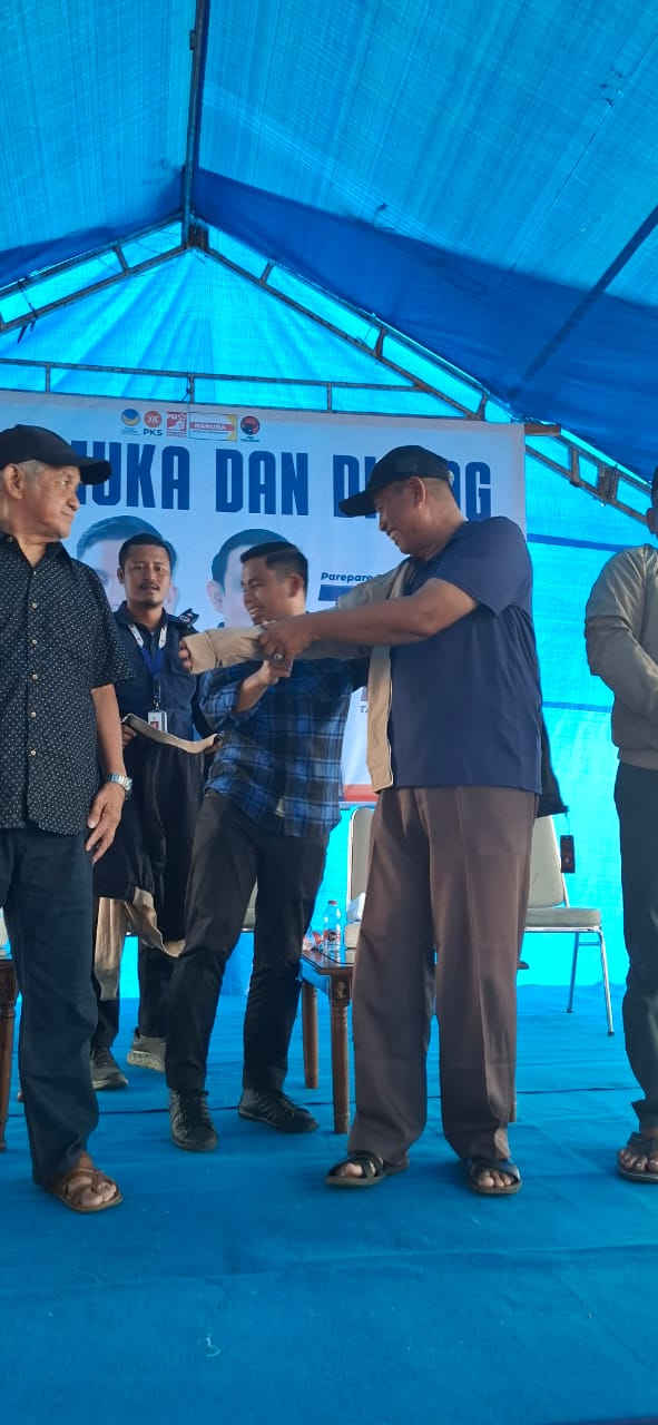 Bertabur Tokoh Dukung TSM-MO, Kini Ketua Masyarakat Asal Suppa Anwar Halede Jatuhkan Pilihan ke Tasming-Hermanto