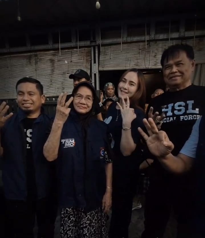 Hj Nurmiati Istri HM Tahir Pabbajah Dukung dan Doakan Tasming-Hermanto Jadi Wali Kota-Wawali