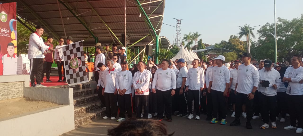 Semarak HUT ke-355 Sulsel, Jalan Sehat di Parepare Antusias Diikuti Ribuan Peserta 