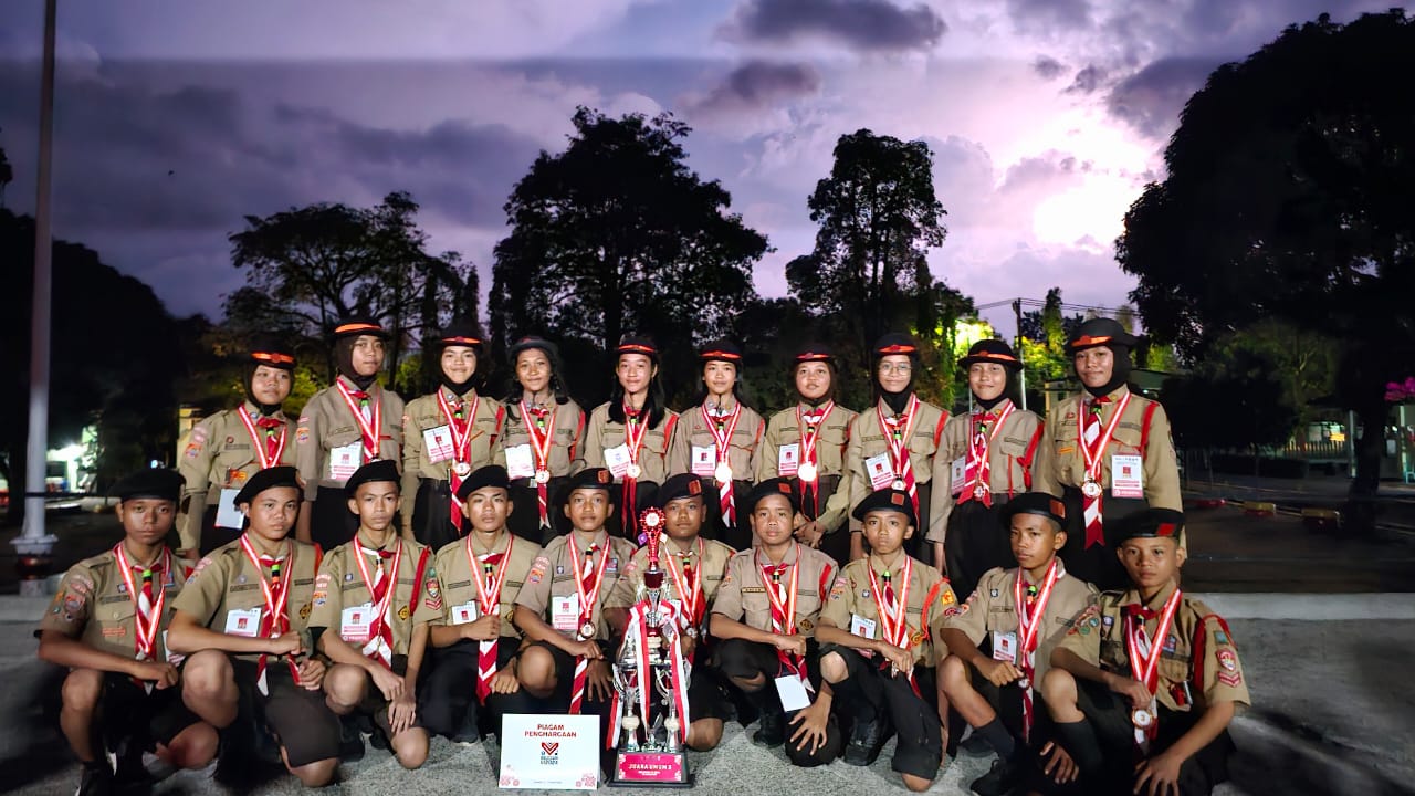 Hanun Scout SMPN 4 Parepare Sukses Cetak Prestasi di Gelosari III Ambalan Soekarno SMAN 1 Tingkat Ajatappareng