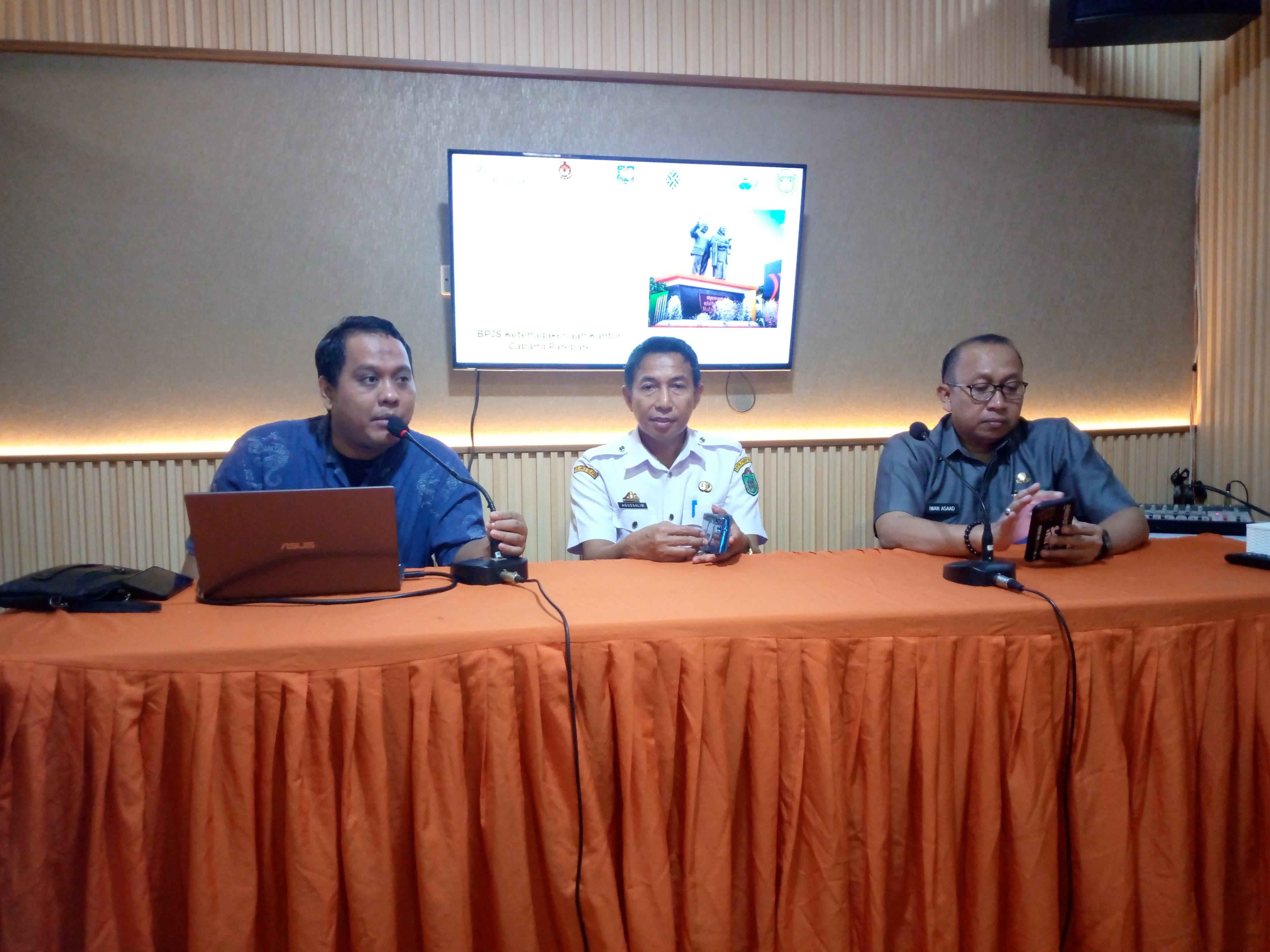 Bersama Inspektorat, BPJS Ketenagakerjaan Sosialisasikan Manfaat Program dan Skema Pendaftaran Perlindungan Terhadap Anggota Korpri Parepare  