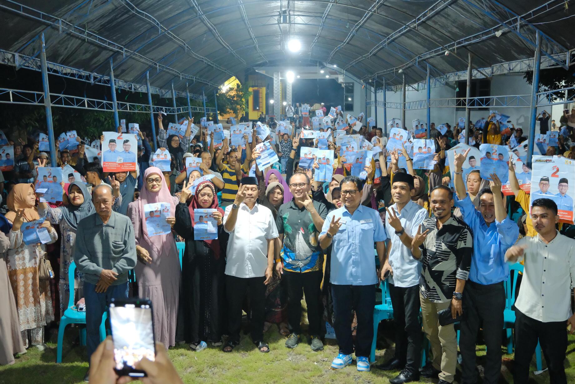 ABM-Arwan Kampanye di Sarudu, Yaumil Yakinkan Bakal Menang di Pasangkayu