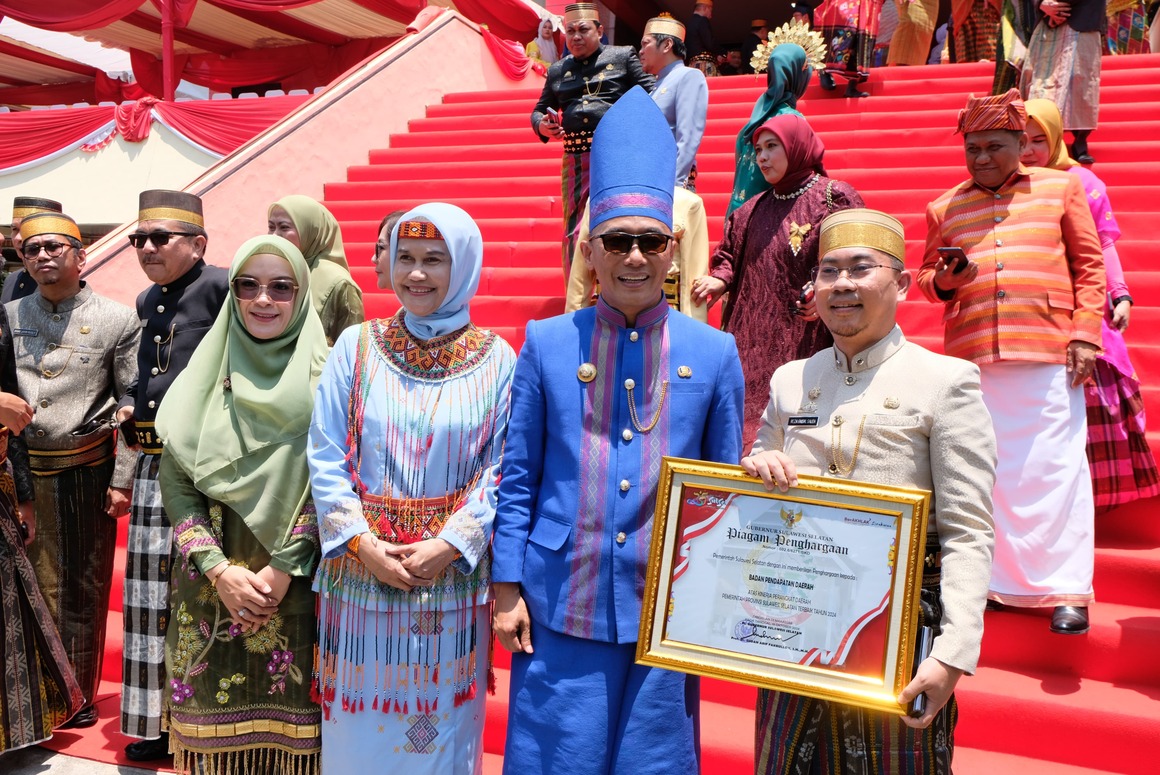 Bapenda Sulsel Raih Penghargaan Perangkat Daerah Terbaik Tahun 2024