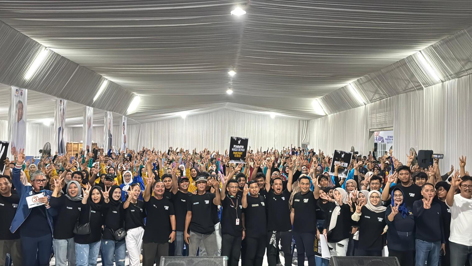 Tiga KEREN Hadir, Anak Muda Dukung Tasming-Hermanto Jadikan Parepare Maju dan Kreatif 