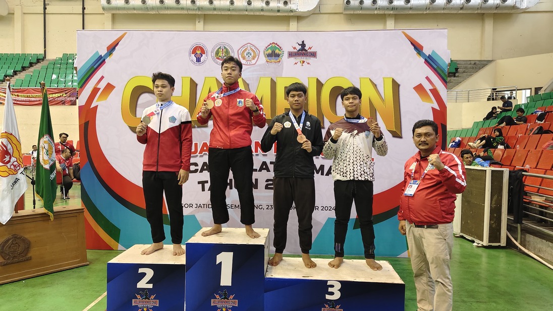 Banggakan Sulsel, Pesilat Parepare Jumaidi Raih Perunggu di Kejurnas Remaja IPSI di Semarang 