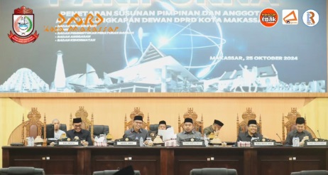 Susunan Alat Kelengkapan Dewan DPRD Makassar Terbentuk