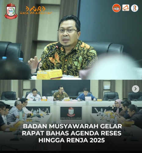 Bamus DPRD Makassar Bahas Agenda Dewan, Mulai dari Reses hingga Renja