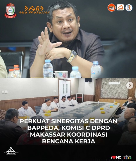 Perkuat Sinergitas, Komisi C DPRD Makassar Gelar Rakor dengan Bappeda 